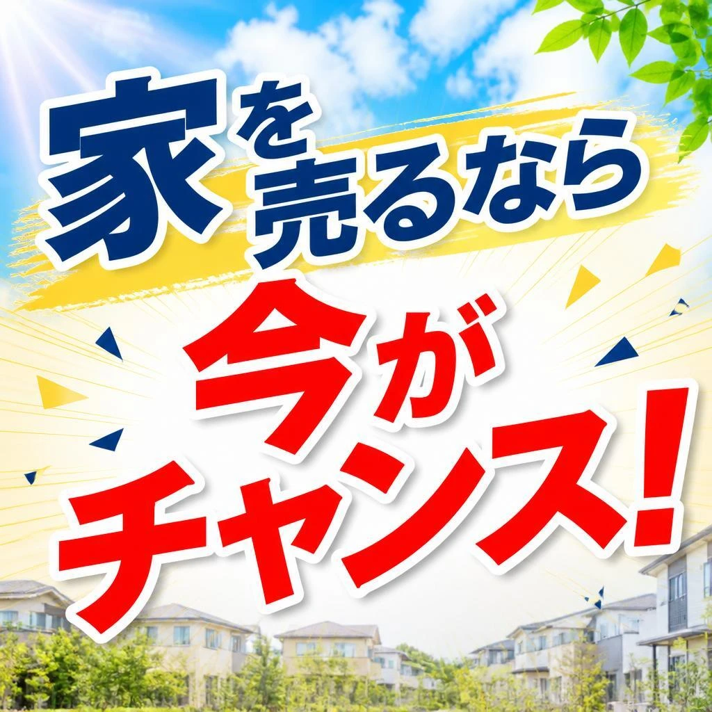 家を売るなら今がチャンス！