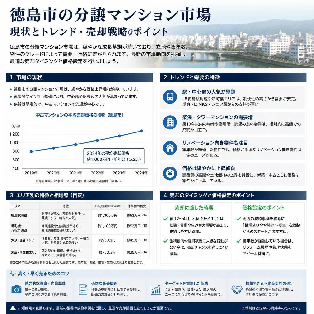 2. 徳島市の不動産市場動向