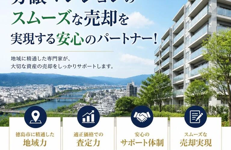 徳島市での分譲マンションのスムーズな売却を実現する安心のパートナー！