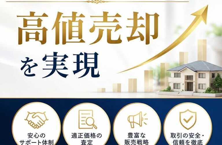 安心と信頼のサポートで高値売却を実現