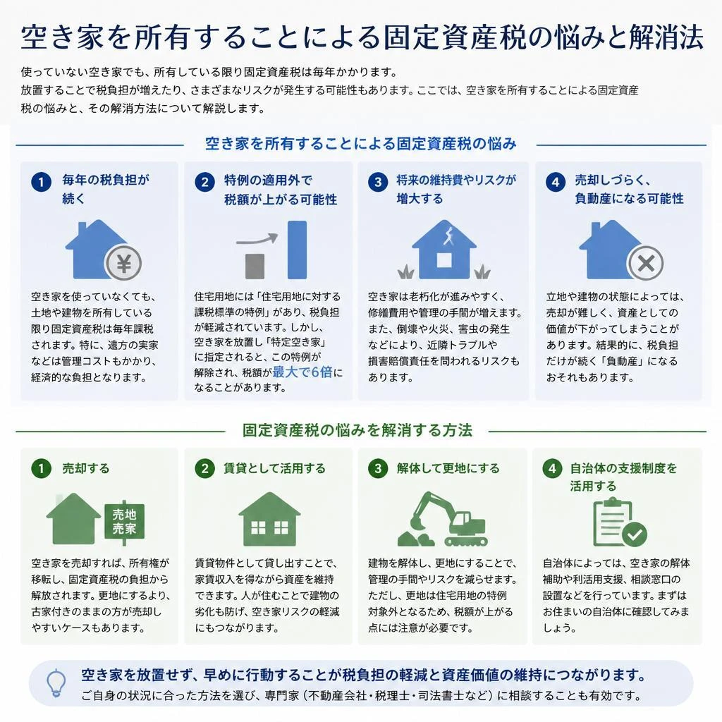 空き家がもたらす固定資産税の負担