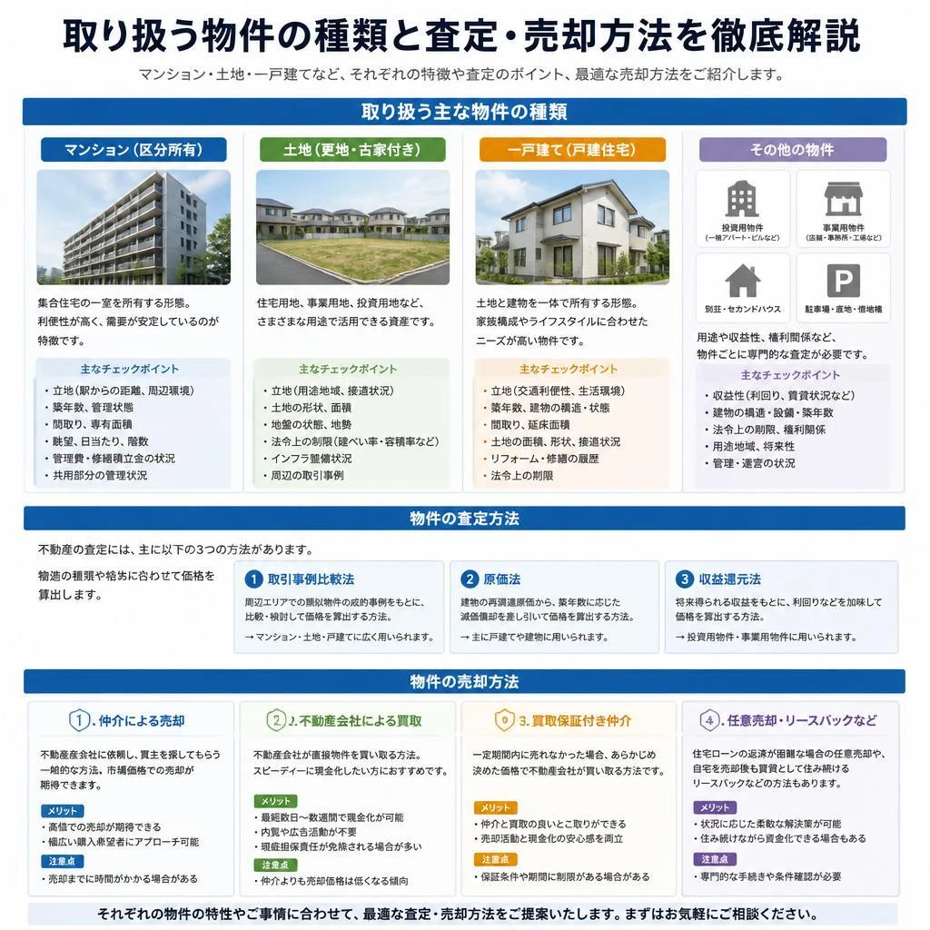 多様な物件に対応
