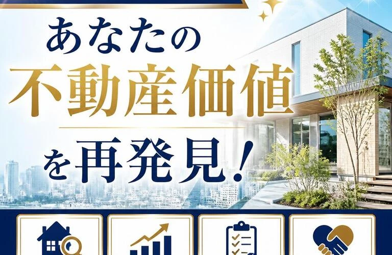 高額査定であなたの不動産価値を再発見！
