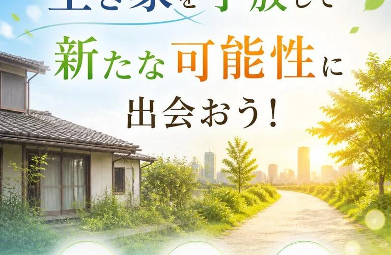 空き家を手放して新たな可能性に出会おう！