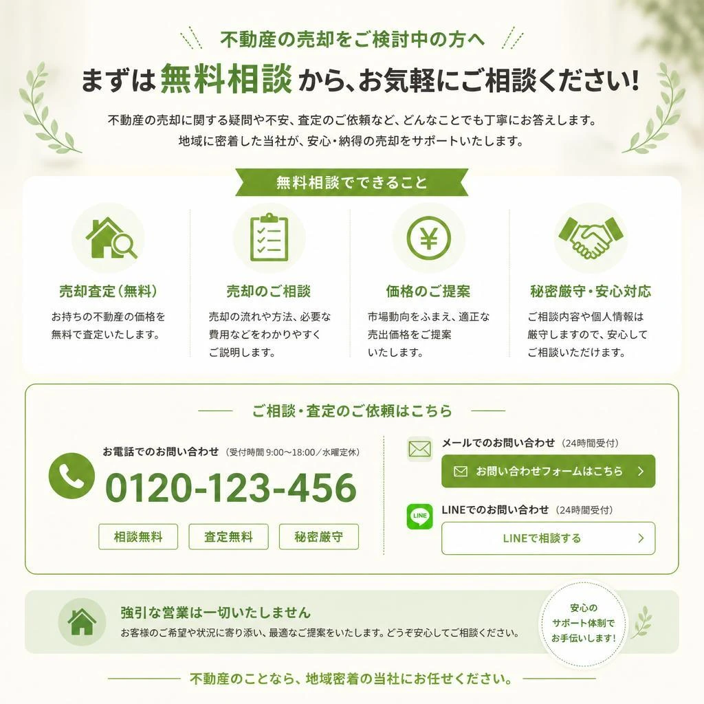 7. まずは気軽に相談を！