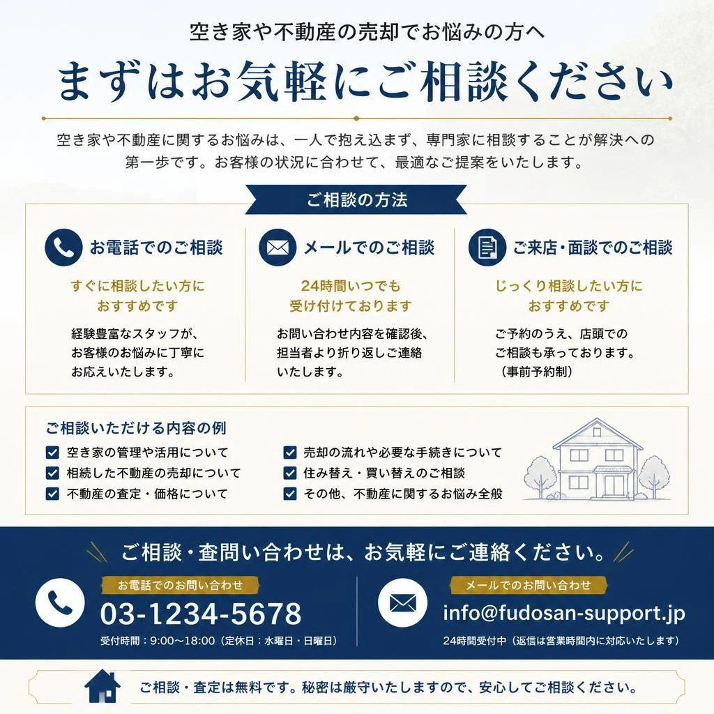 今すぐご相談を！