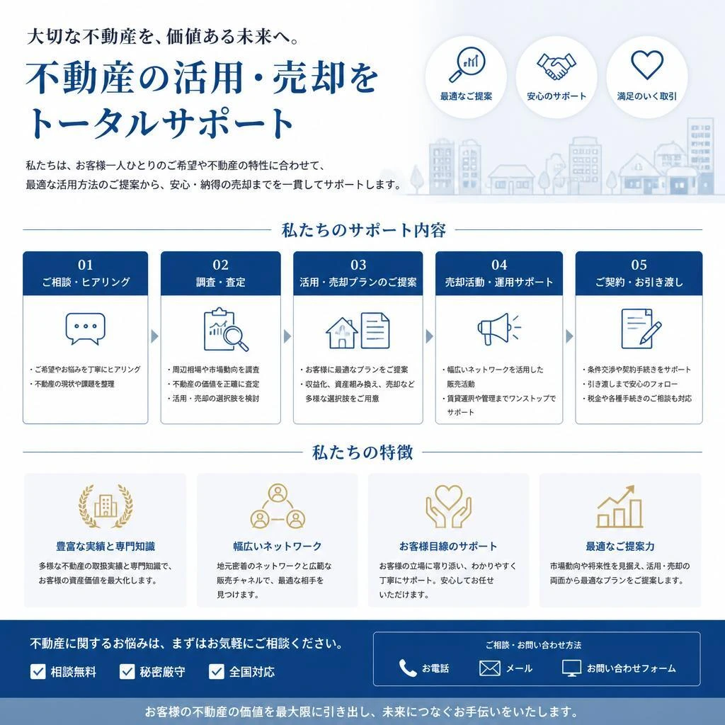 CRASIO HOUSEが提供する不動産サービス！