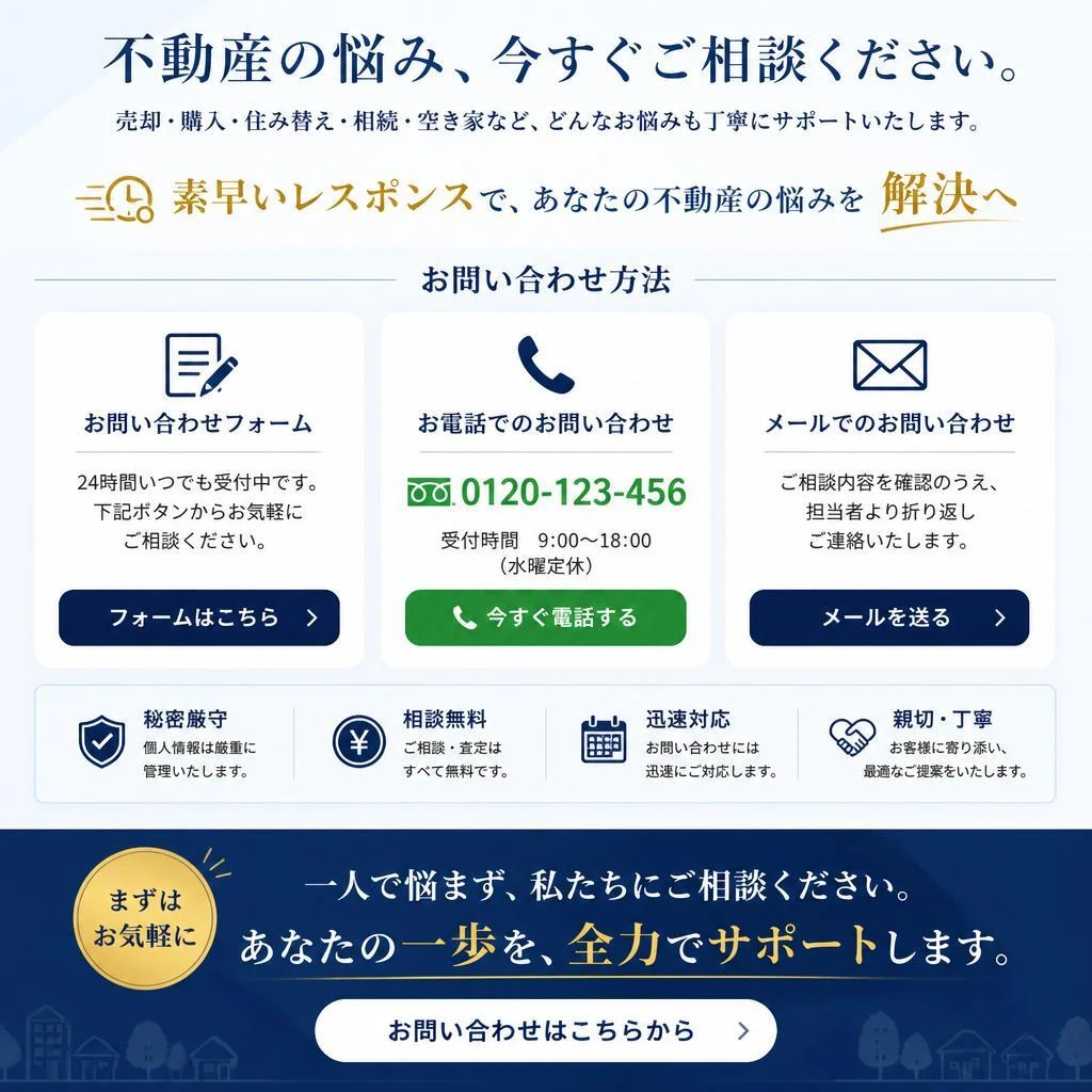 お気軽にご相談ください！
