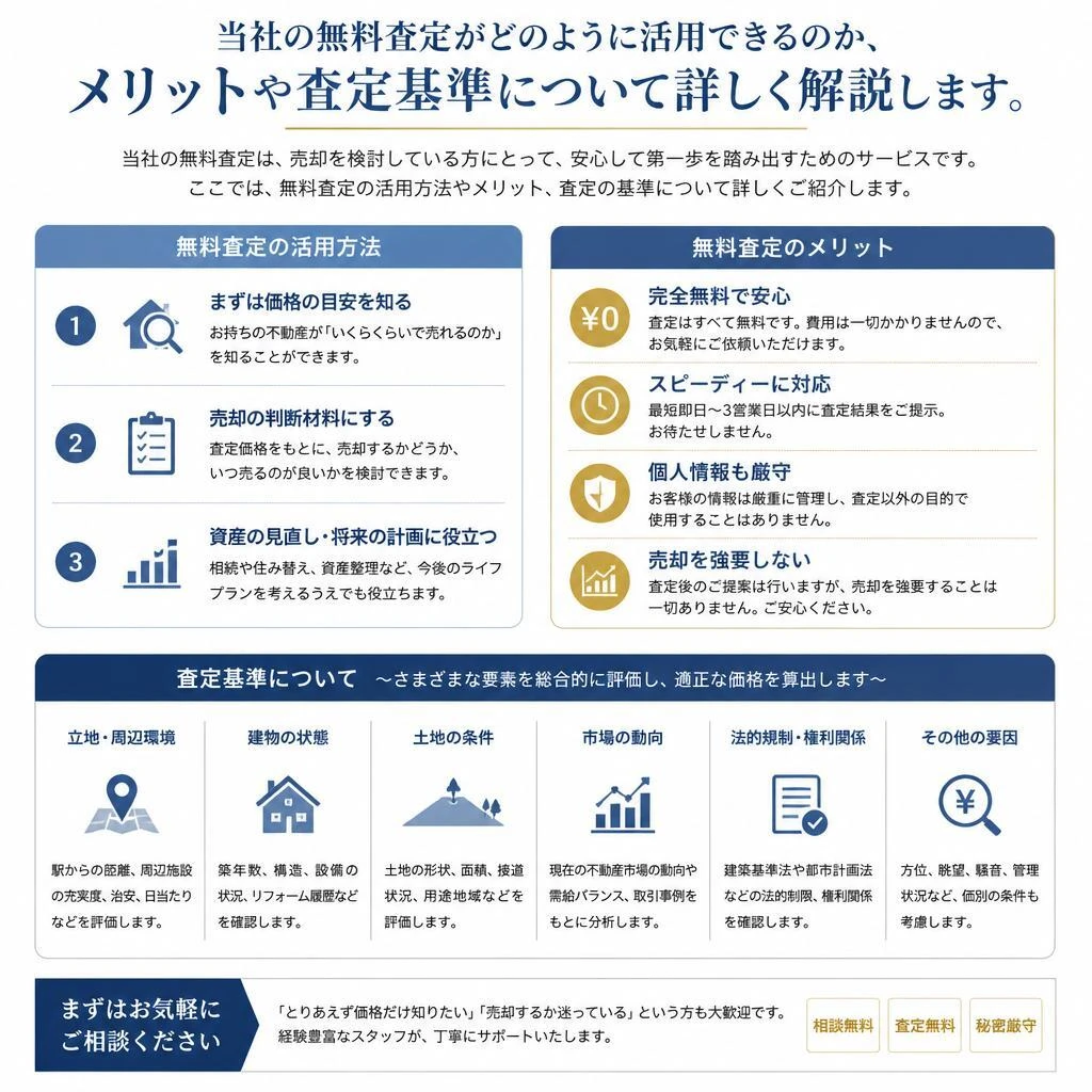 無料査定のメリット
