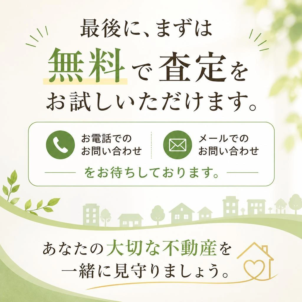 まずは無料査定から！