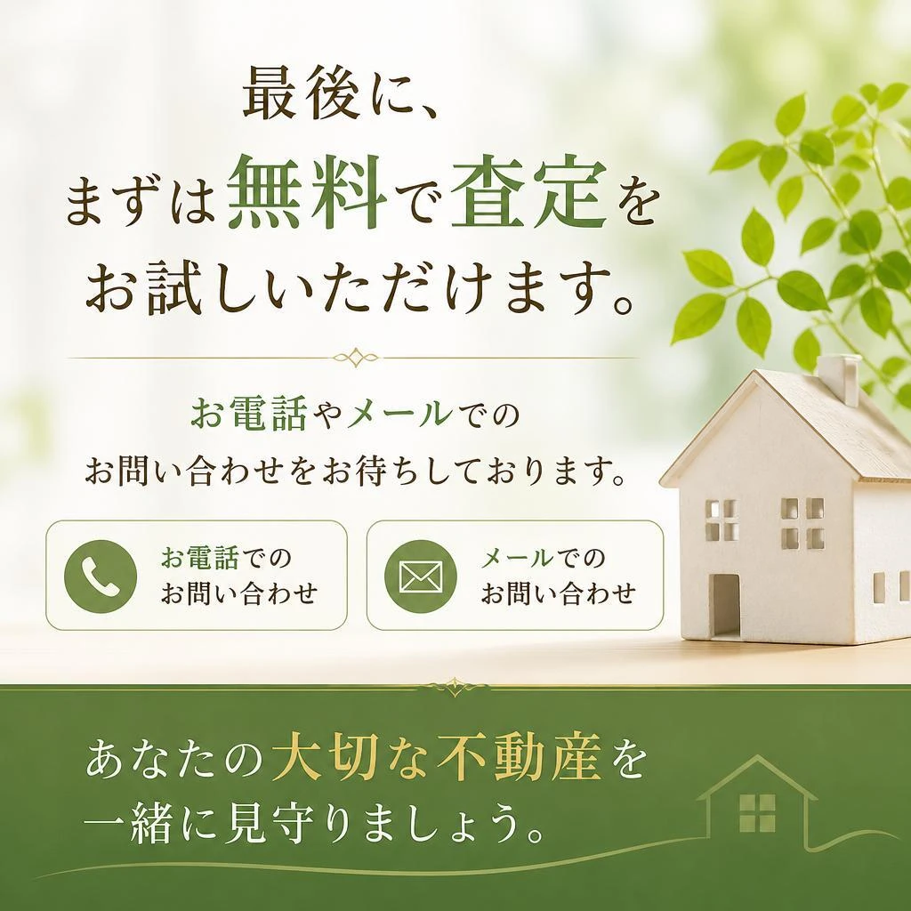 まずは無料査定から！