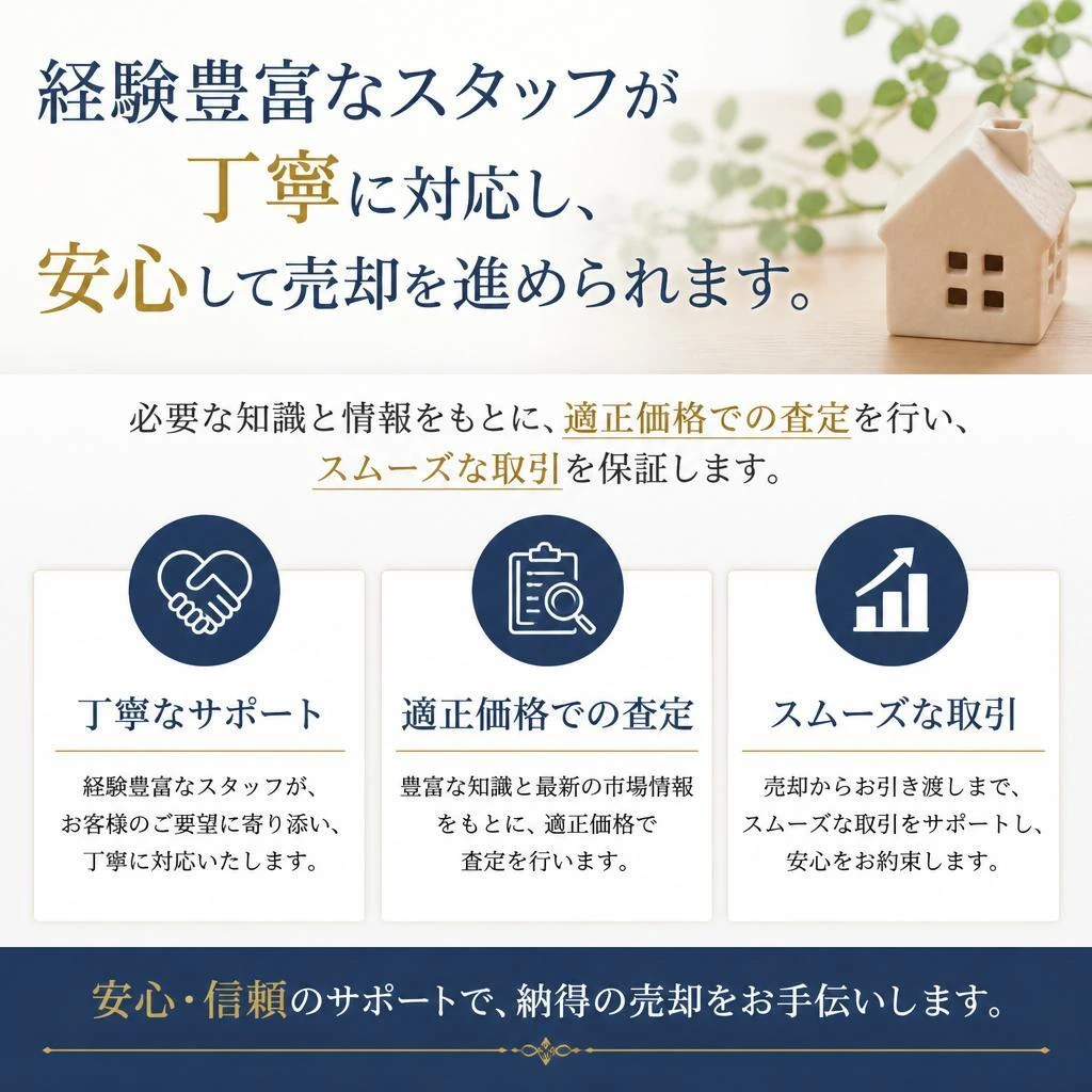 信頼のサポート体制