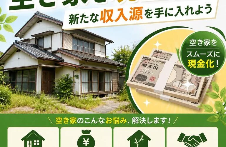 空き家を現金化！新たな収入源を手に入れよう