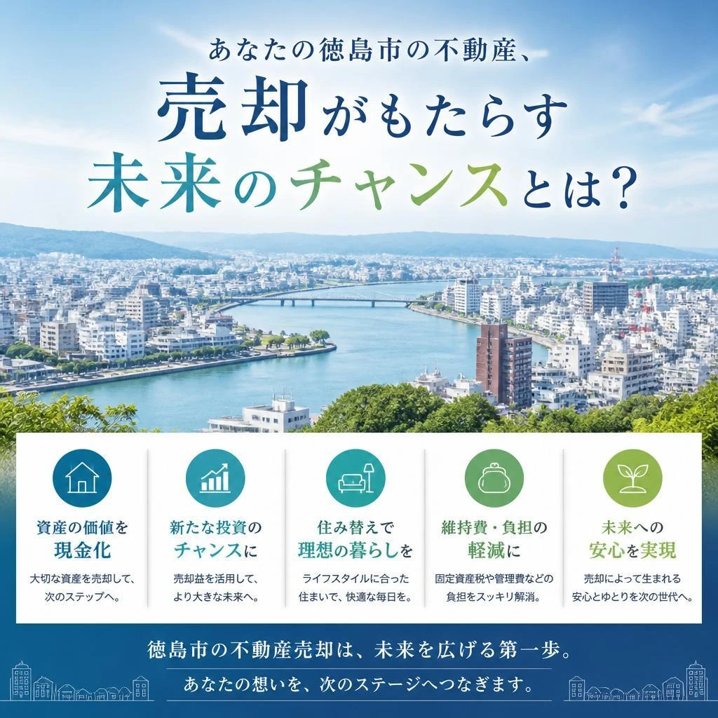 あなたの徳島市の不動産、売却がもたらす未来のチャンスとは？