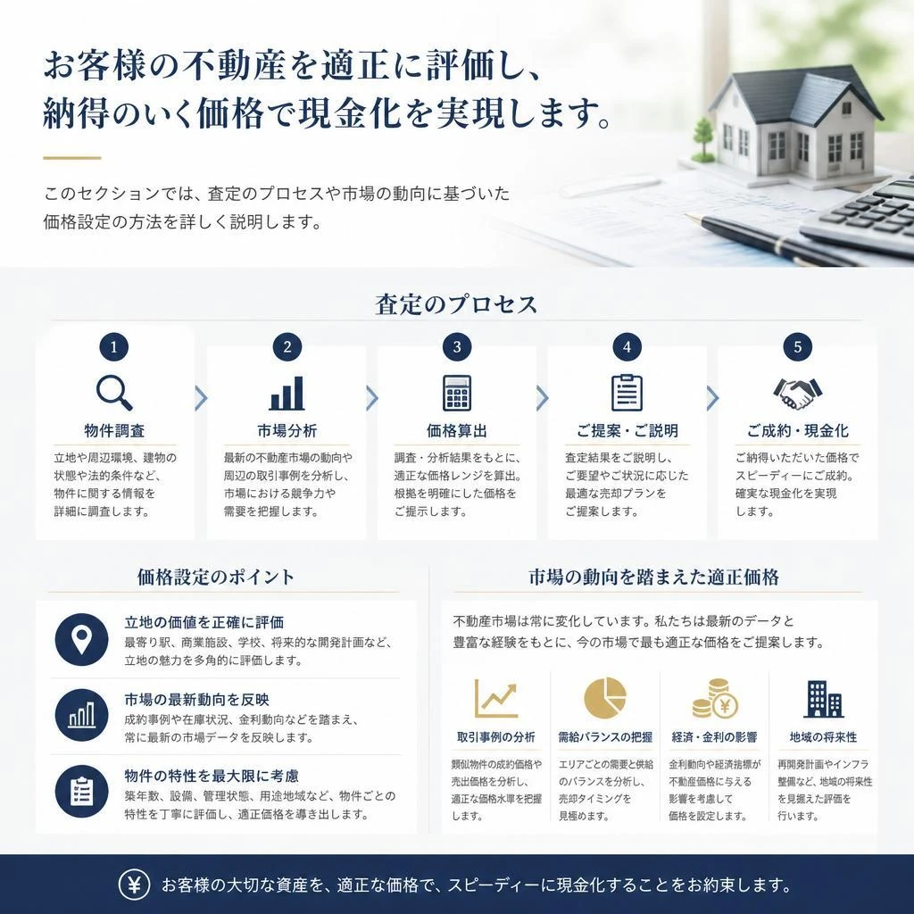 適正価格での査定と現金化