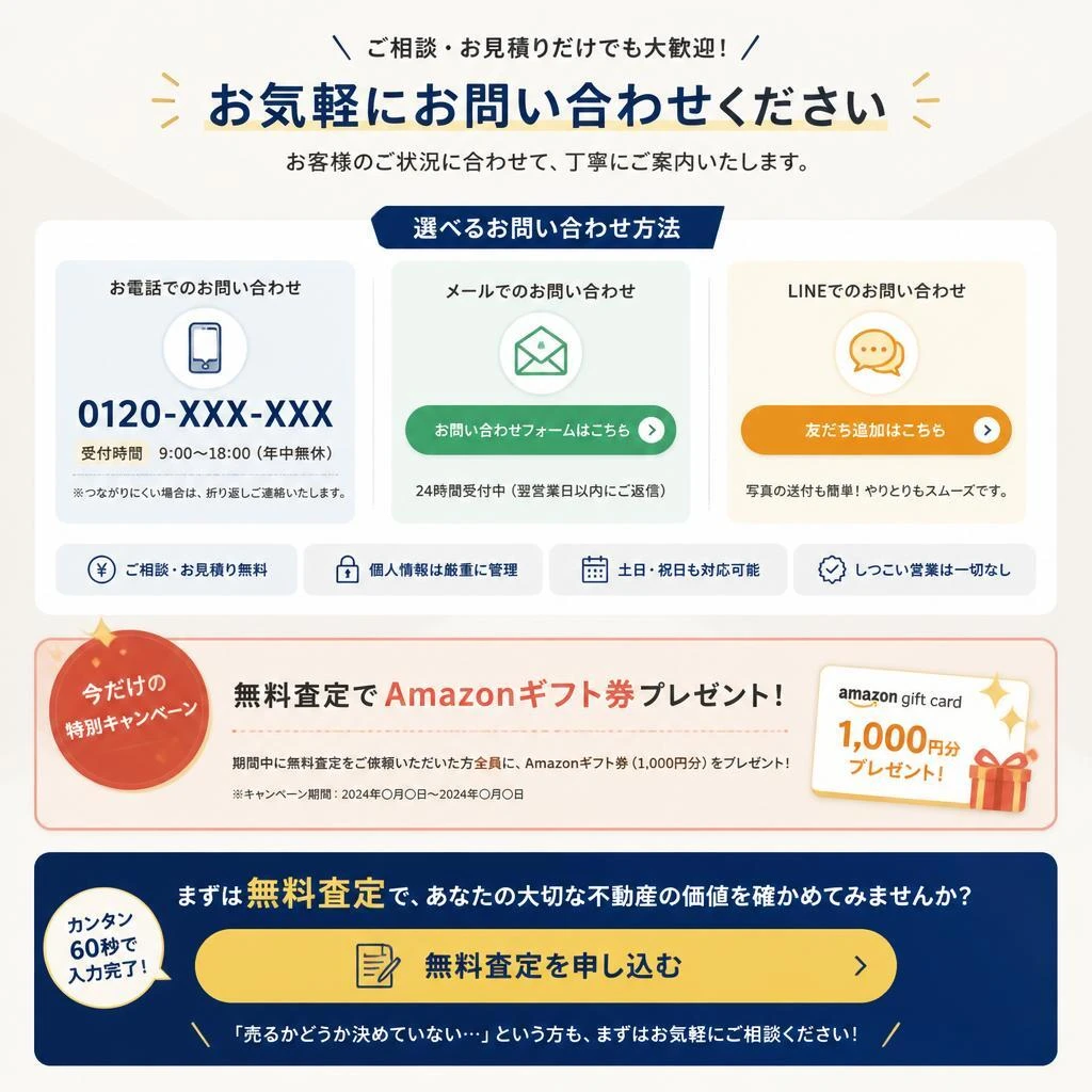 今すぐお問い合わせを！