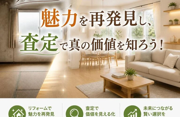 リフォームで魅力を再発見し、査定で真の価値を知ろう！