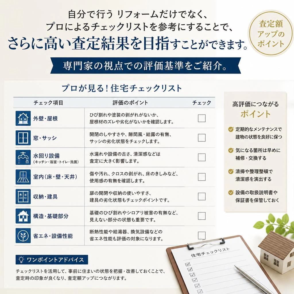 プロのチェックリストで精度アップ！