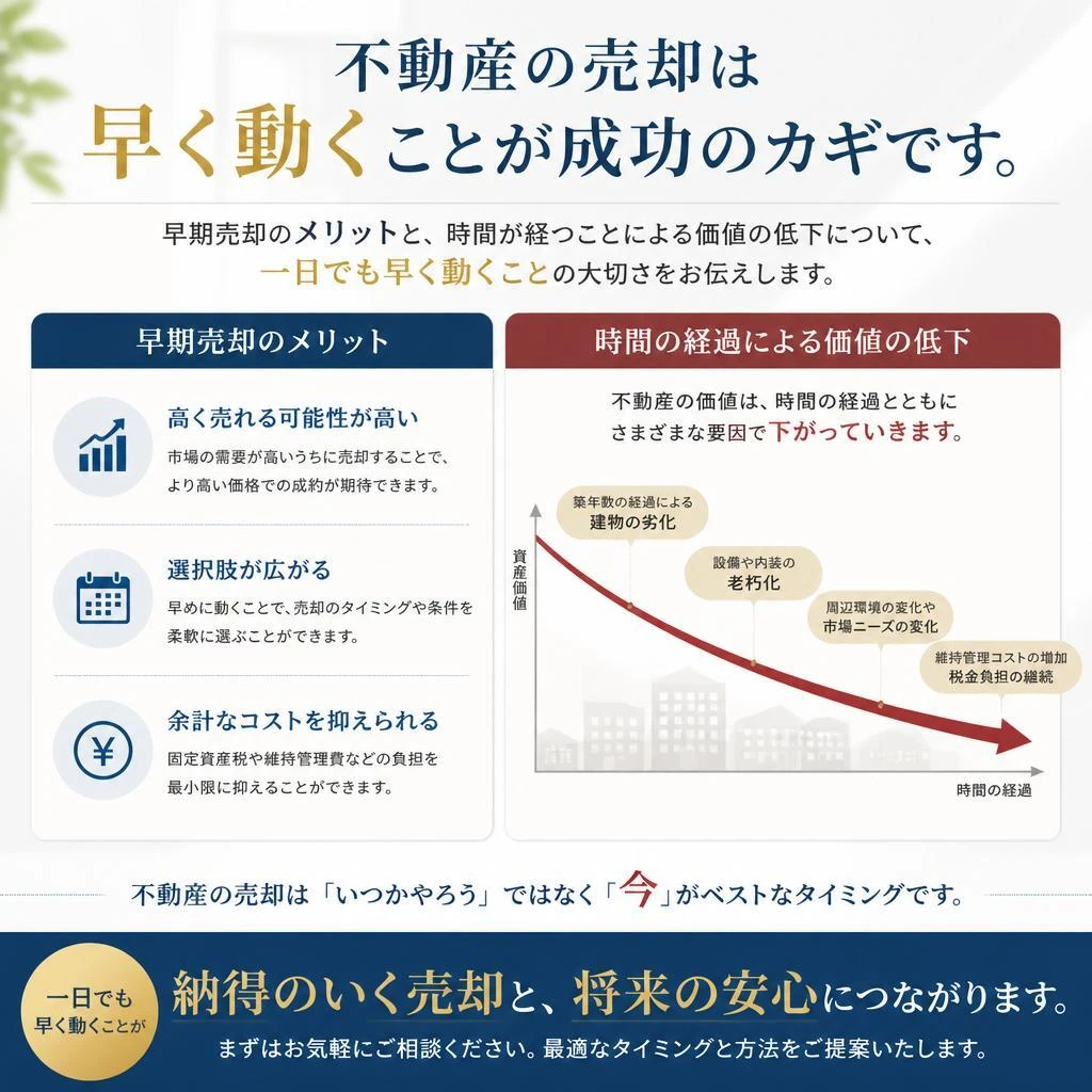 5. 早期売却の重要性