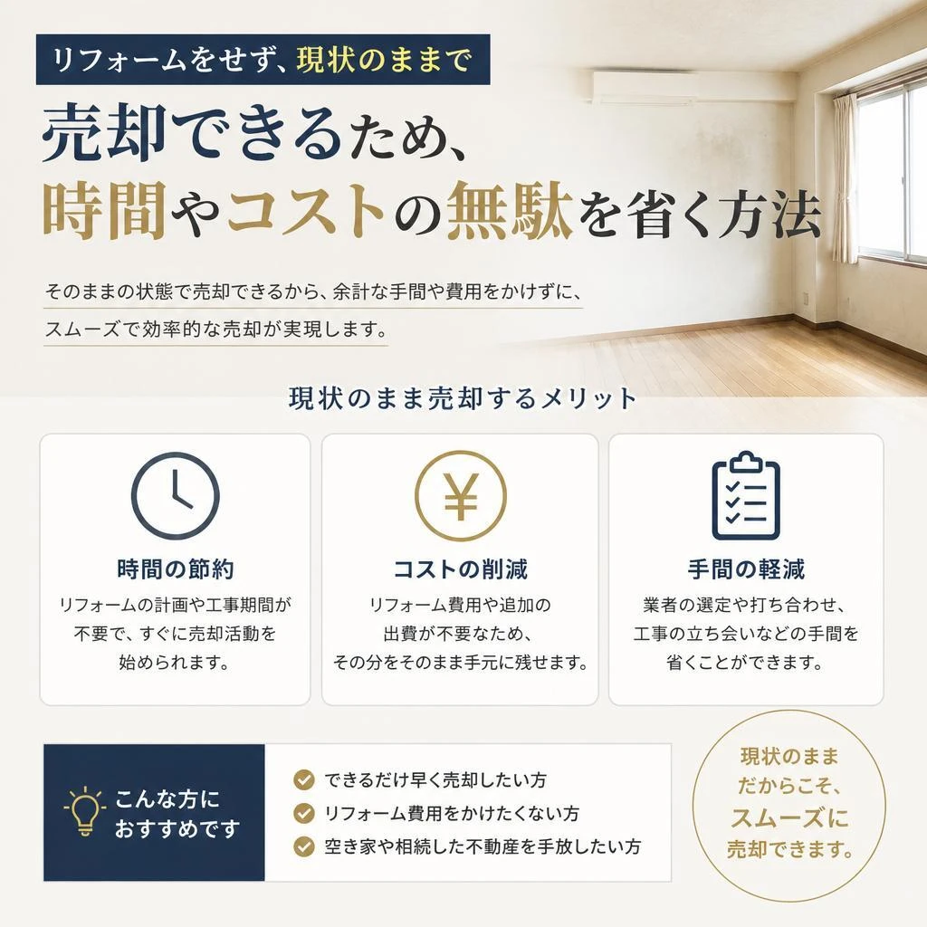 5.リフォーム不要で手間いらず