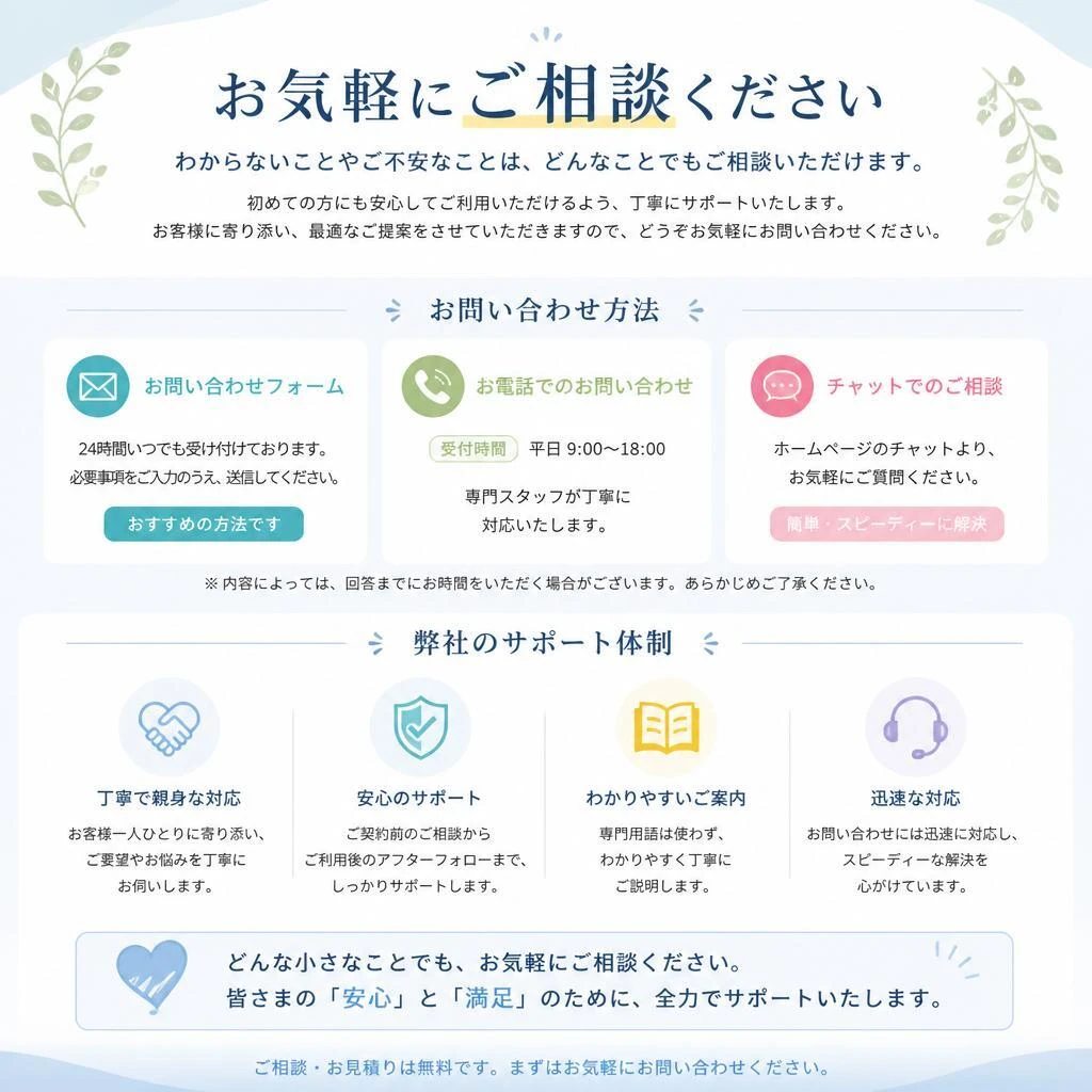7.今すぐ無料相談！