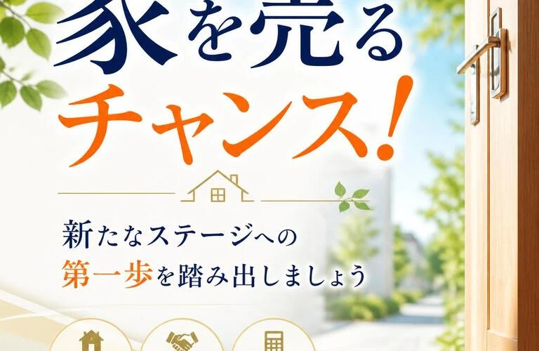 家を売るチャンス！新たなステージへの第一歩を踏み出しましょう