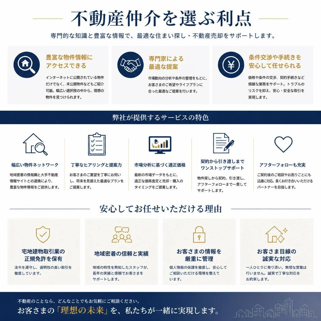 4. 不動産仲介のメリット