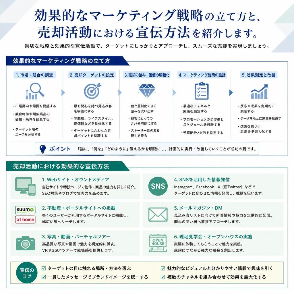 5. マンション売却を成功させるためのマーケティング戦略