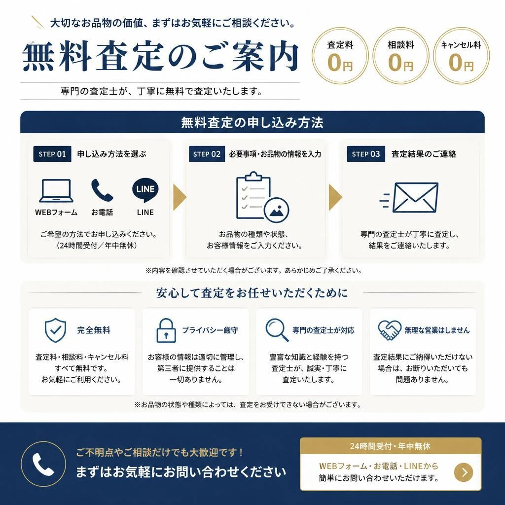 7. まずは無料査定を受けてみませんか？
