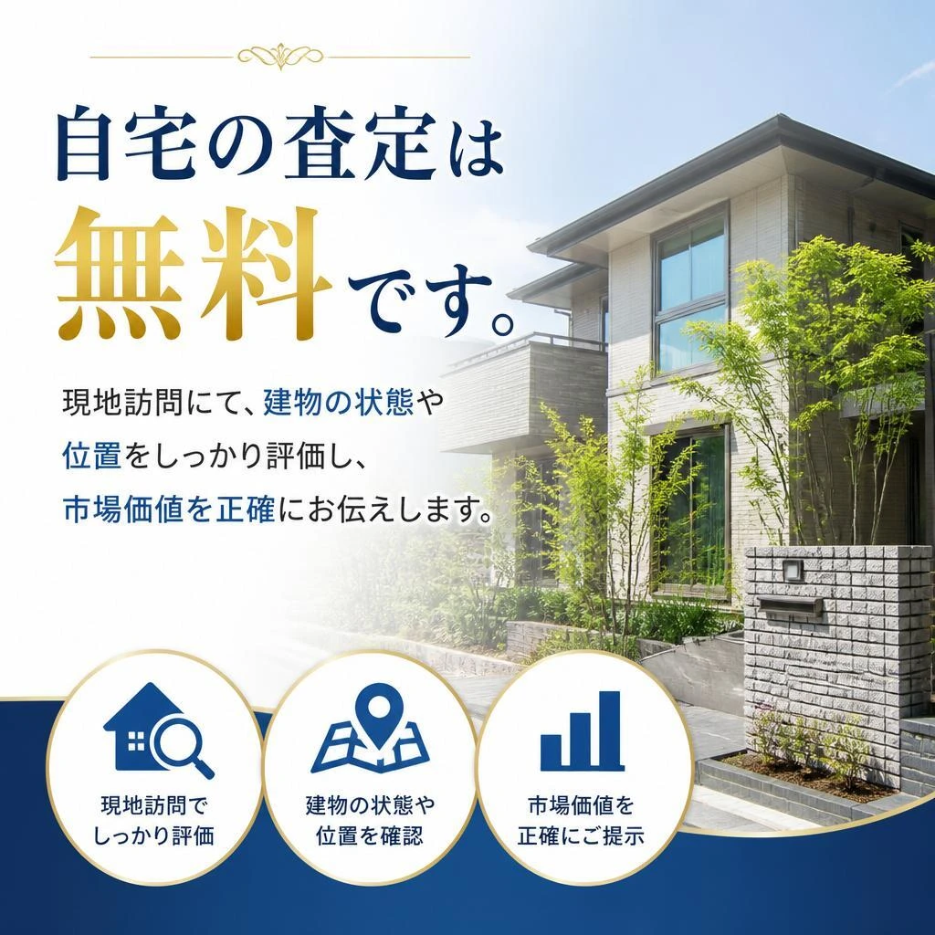 不動産査定は無料！