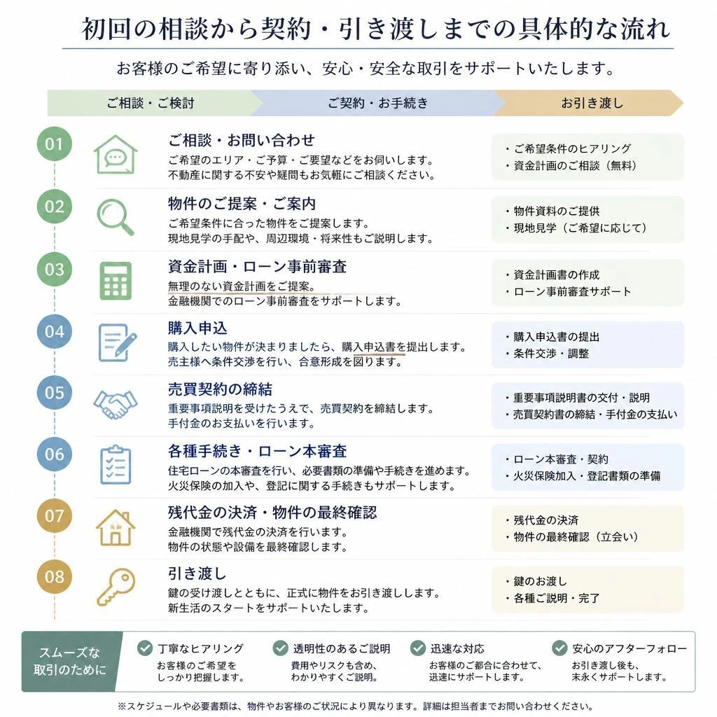売却までの流れ