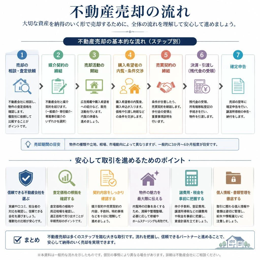 安心して売却するために