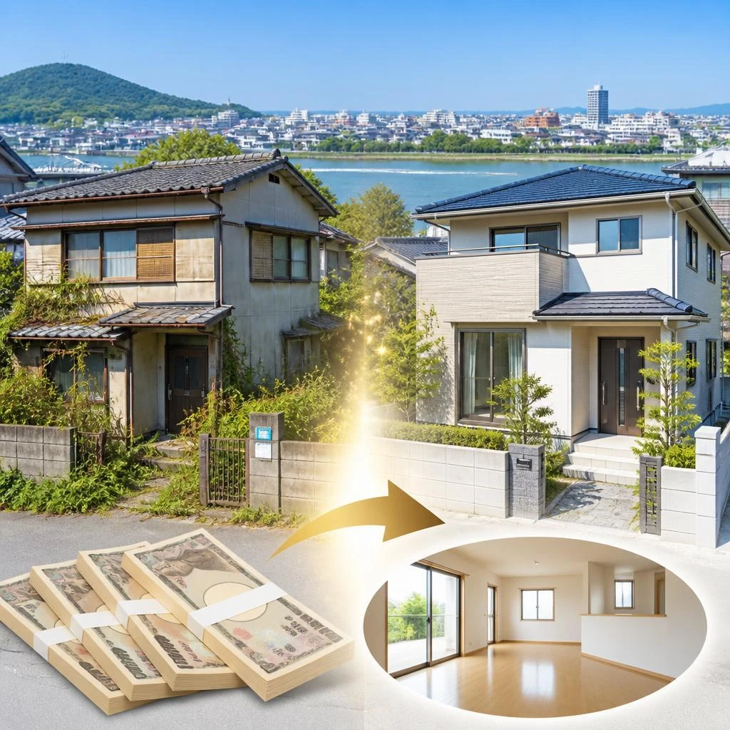 徳島市の空き家問題を解決！最短即現金買取で、あなたの住宅をすぐに片付けましょう！