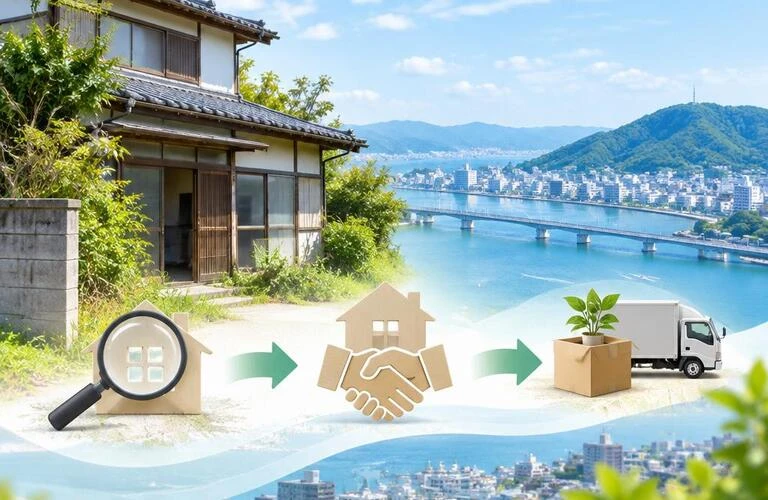徳島市の空き家を、次の暮らしへ。査定から買取・転居まで、あなたに寄り添いサポート。