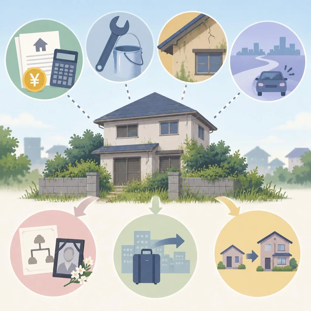その空き家、持ち続けるほど負担が増えていませんか？