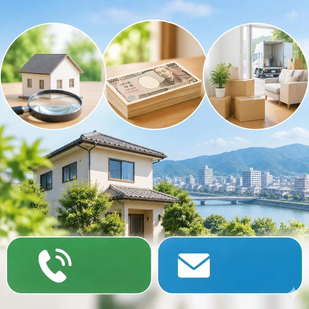 空き家のお悩み、まずは無料査定からご相談ください