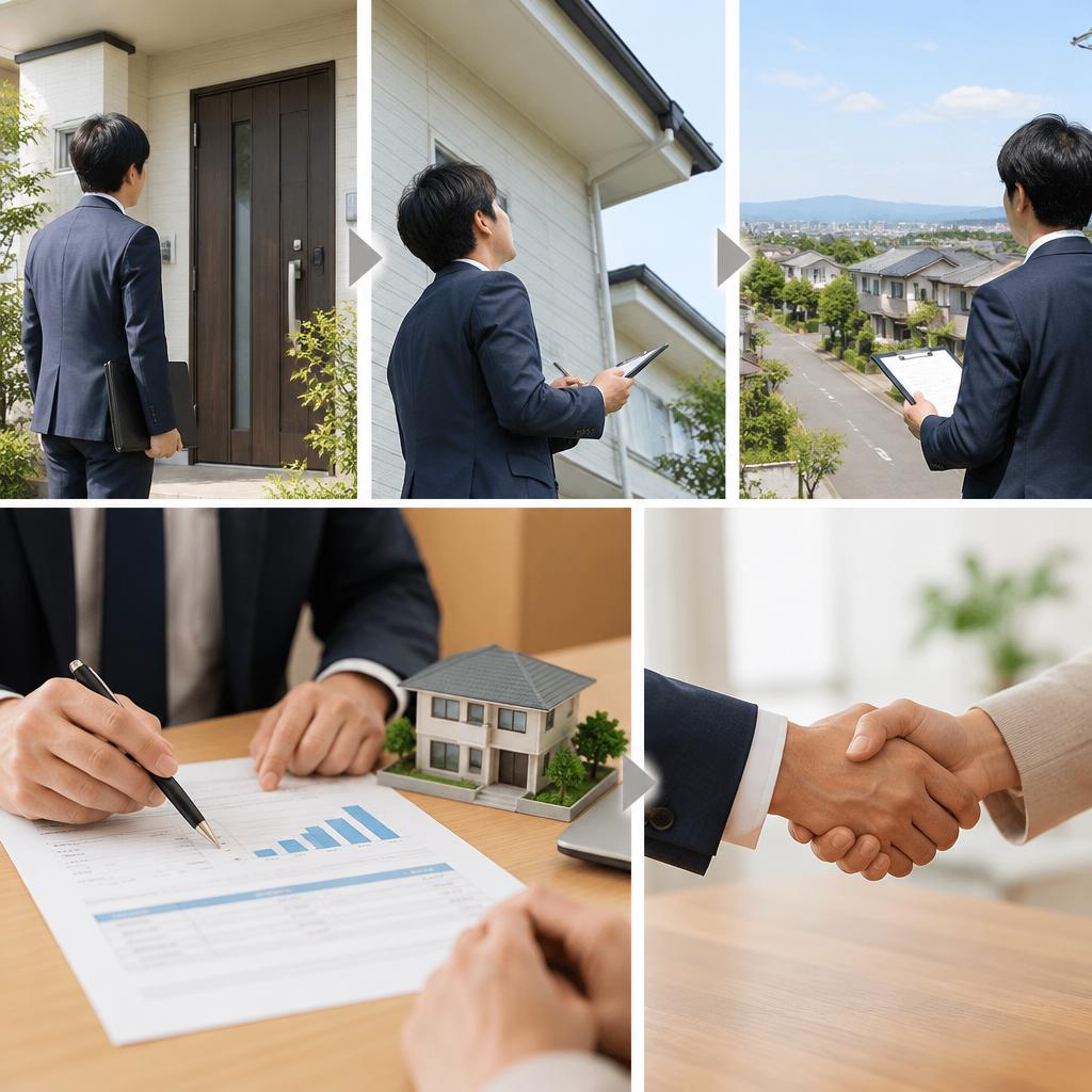 現地を見て、価値を丁寧に査定。査定は無料です