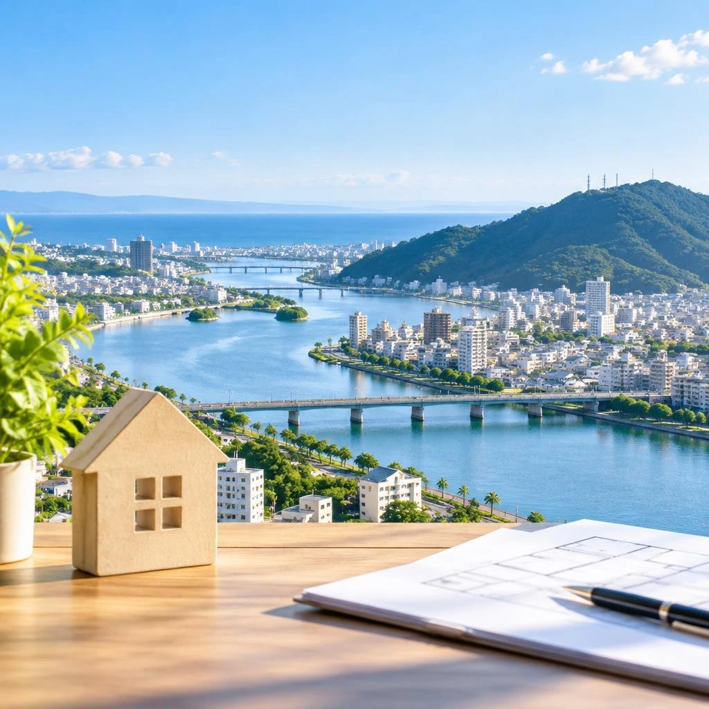 徳島市の不動産売却を、もっと早く、もっと納得のいく形へ。無料のスピード査定で、次の一歩を。