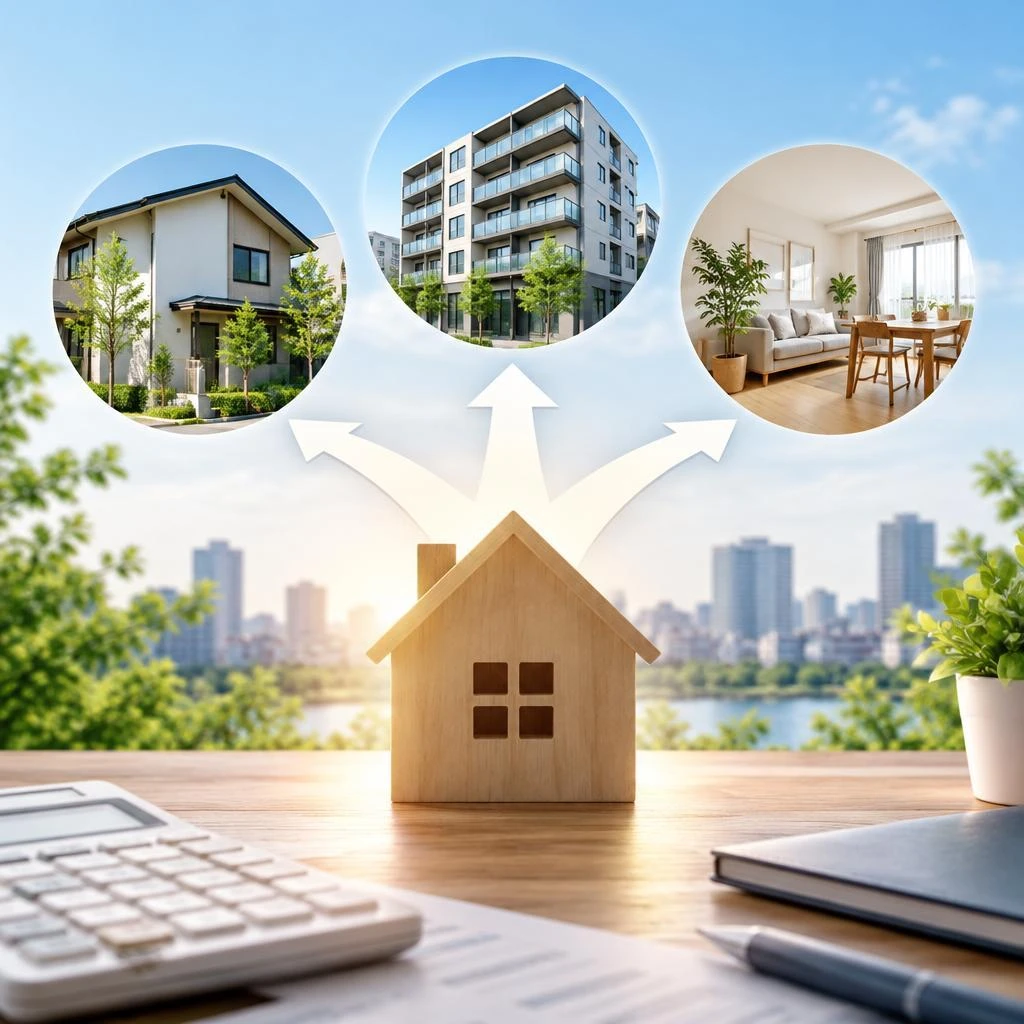 住宅ローンの不安を、住まいの価値を活かす一歩に。売却・賃貸・活用まで、あなたに合う選択肢を一緒に見つけます。